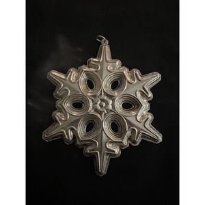 Gorham 1991 Sterling Silver Snowflake Christmas Ornament Vintage Collectible